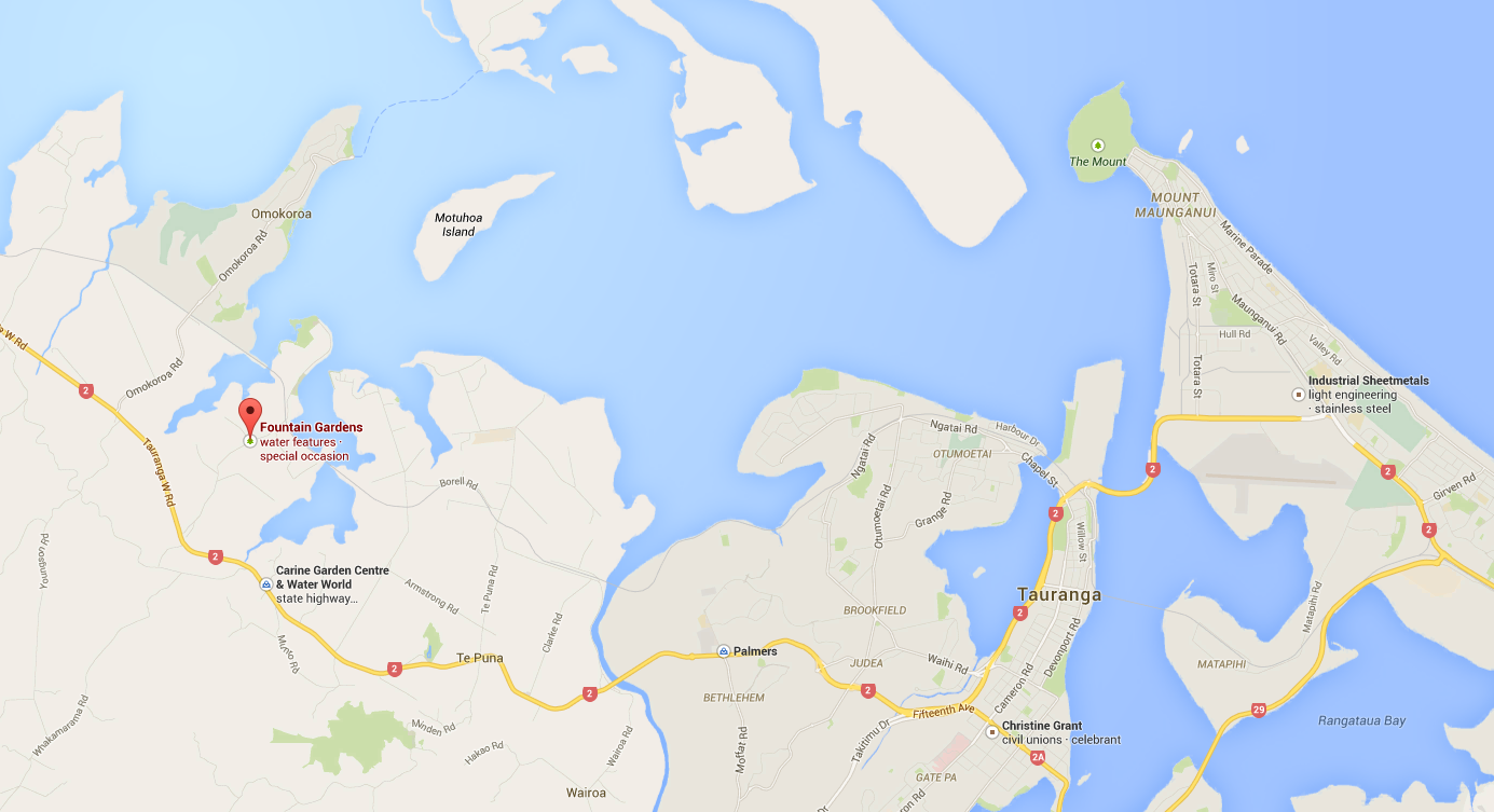 Map of Fountain Gardens